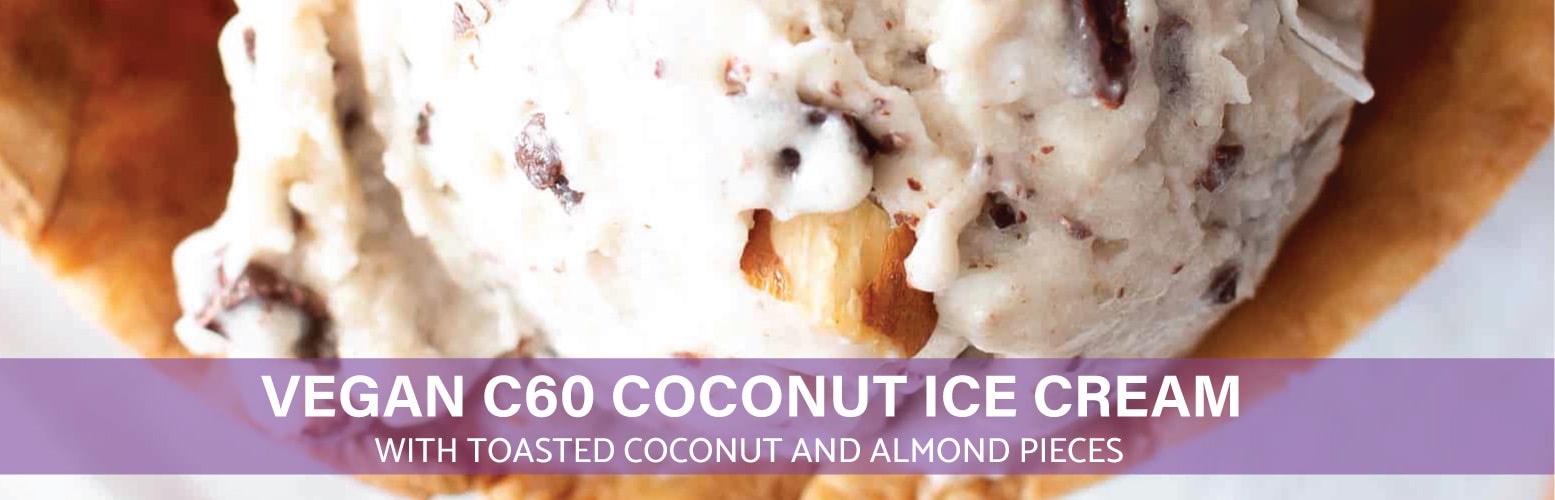 Vegan C60 coconut ice cream recipe - NeuroActive blog