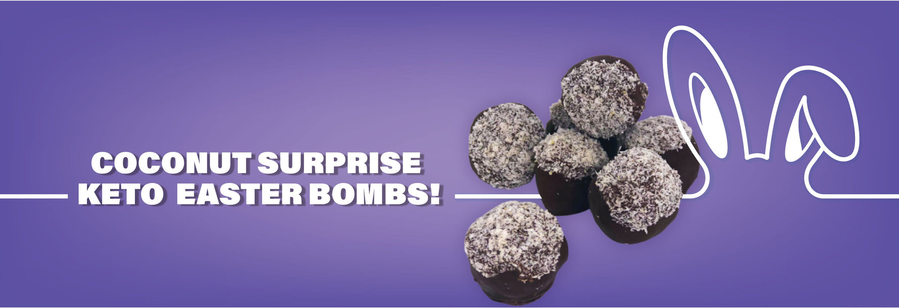 Coconut surprise keto Easter bombs recipe - NeuroActive blog