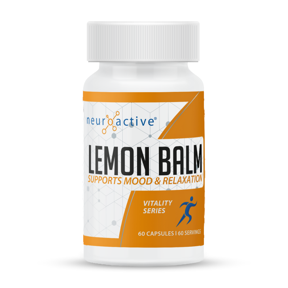 Lemon Balm - front view calming herbal supplement - NeuroActive