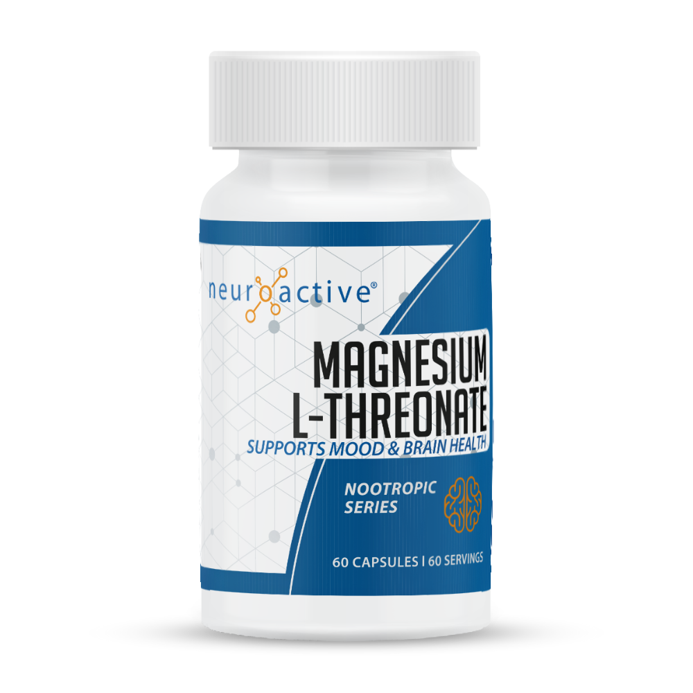 Magnesium L-Threonate - front view brain magnesium supplement - NeuroActive