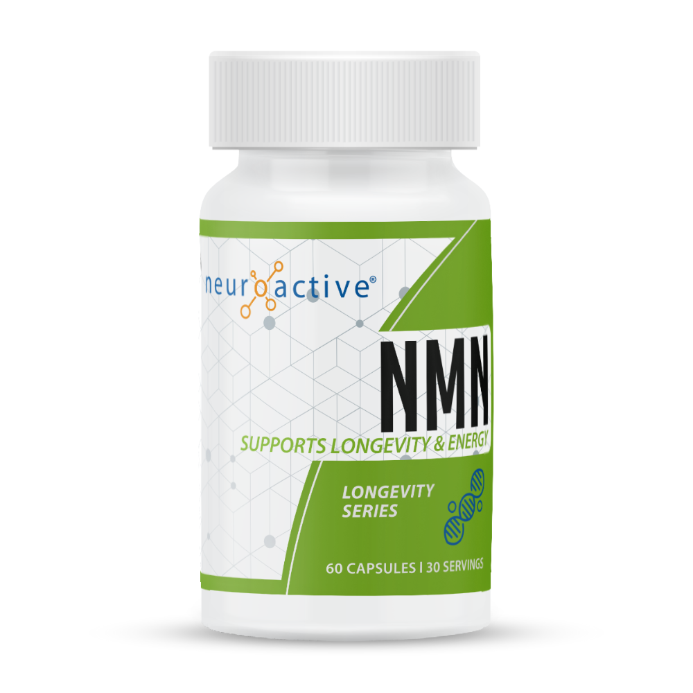 NMN (Nicotinamide Mononucleotide) - front view NAD+ precursor supplement - NeuroActive