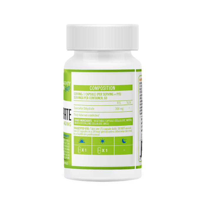 NeuroActive Quercetin Dihydrate Back